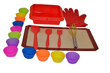 Load image into Gallery viewer, Baking Kit By UnicGlam Kids baking Set Girls Real Cupcake Making Kit One Complete Baking accessories for Beginners (Adult and Teens) and Professional Baking Lovers 19 Pieces Set
