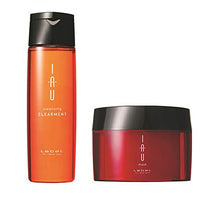 Lebel IAU Cleansing Clearment Hair Shampoo 200ml & Lebel IAU Hair Mask 170g Set (Green Tea Set)
