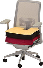 Load image into Gallery viewer, NOVA Sheep Skin Top  Coccyx Gel &amp; Memory Foam Seat &amp; Wheelchair Cushion, Thick Fleece Everyday Seat Cushion with Removable Cover, 3 Thick Gel Memory Foam Seat Pad with Attachment Straps
