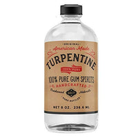 100% Pure Gum Spirits of Turpentine - 8 oz