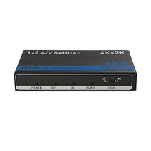 Load image into Gallery viewer, Cable Matters 4K 60Hz 2 Port HDMI Splitter 1 in 2 Out - Support 18Gbps HDMI 2.0 and HDR
