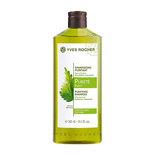 Botanical Hair Care PURIFYING SHAMPOO for OILY HAIR by Yves Rocher (10.1 fl. oz. / 300 ml) IMPORT
