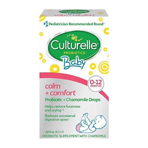 Culturelle Baby Calm + Comfort Probiotics + Chamomile Drops | Helps Reduce Occasional Infant Digestive Upset, 0.29 fl. oz. Drops