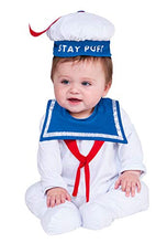 Load image into Gallery viewer, Rubie&#39;s Baby Ghostbusters Classic Stay Puft Costume Romper, As Shown, 6-12
