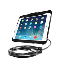 Load image into Gallery viewer, Anti-Theft Case  CTA Impact Resistant Case with Built-in Stand with Steel Core Security Cable Lock for iPad (Gen. 1-6), iPad Air (1 &amp; 2), and iPad Pro 9.7 (PAD-ATC) - Black
