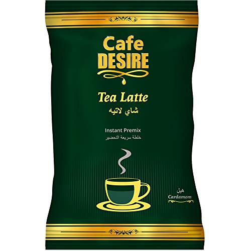Cafe DESIRE I DRINK SUCCESS Tea Latte Cardamom 650 GMS Low Sugar Unsweetened | Milk not required | Rich Taste as home-made | For Manual Use  Just Add Hot Water | Suitable for all Vending Machines | T