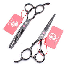 Load image into Gallery viewer, Left Handed Hairdressing Scissors Set, Professional Barber Scissors Salon Stylist Shears Kit, Sharp and Precise Scissors for Left-Handed Hairdresser (5.5/6.0 Inch),5.5 inch
