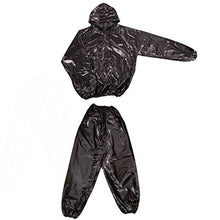 Load image into Gallery viewer, bargain house Sauna Suit - Heavy Duty Fitness Weight Loss Sweat Sauna Suit Exercise Gym Anti-Rip Black L

