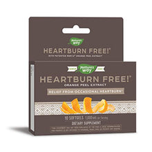 Load image into Gallery viewer, Nature&#39;s Way Heartburn Free w/ROH10 Lasting Relief, 10 Softgels
