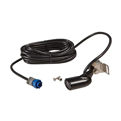 Lowrance 000-0106-72 Transom-Mount 83/200 kHz Skimmer Transducer with Built-in Temp, Black