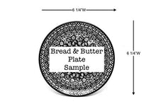 Load image into Gallery viewer, Polish Pottery Plate - Bread &amp; Butter (6 1/4&quot;) - Blue Bells
