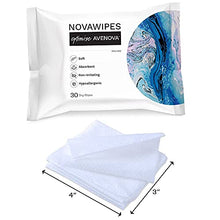 Load image into Gallery viewer, NovaWipes By Avenova  Soft, Strong, Hypoallergenic, Non-Irritating, Durable, Absorbent, Multi-Layer Dry Wipes for use when Applying Avenova Spray (30 count)
