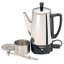 Load image into Gallery viewer, Presto 02822 6-Cup Stainless-Steel Coffee Percolator

