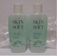 Load image into Gallery viewer, Lot of 2 Avon Skin So Soft SSS Bath Oil Original Scent with Pump
