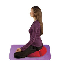 Load image into Gallery viewer, Mobile Meditator Meditation Mat (Purple/Gray)
