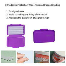 Load image into Gallery viewer, Net Bag Portable Orthodontic Care Kit Orthodontic Toothbrush Kit for Orthodontic Patient for Braces Travel Oral Care Kit Dental Travel Kit Interdental Brush Dental Wax Dental Floss (8 Pcs/Pack)-Purple

