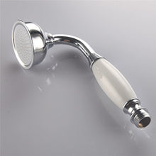 Load image into Gallery viewer, Shile Traditional Brass Ceramics Telephone Handheld Shower Head Chrome Finish with 1.5 Meter Hose for Bathroom
