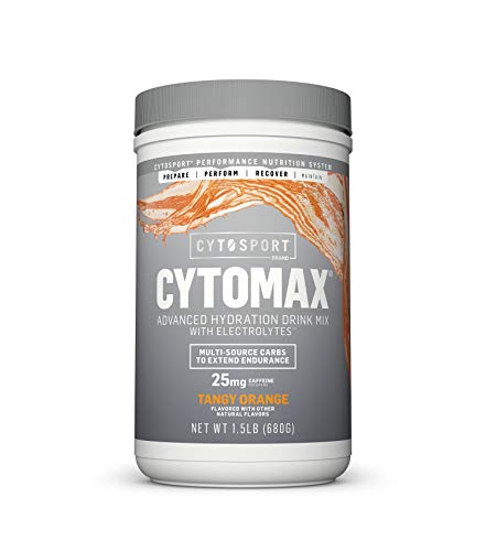 CYTOSPORT CYTOMAX Advanced Hydration Drink Mix with Electrolytes, NSF Certified for Sport, Tangy Orange, 1.5 lb