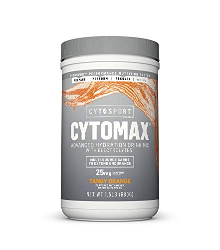 CYTOSPORT CYTOMAX Advanced Hydration Drink Mix with Electrolytes, NSF Certified for Sport, Tangy Orange, 1.5 lb