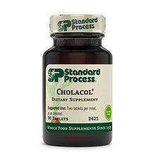 Load image into Gallery viewer, Standard Process Cholacol - Fat Digestion Enzymes and Gallbladder Support with Honey, Bile Salts, Collinsonia Root - 90 Tablets
