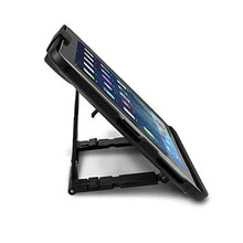 Load image into Gallery viewer, Anti-Theft Case  CTA Impact Resistant Case with Built-in Stand with Steel Core Security Cable Lock for iPad (Gen. 1-6), iPad Air (1 &amp; 2), and iPad Pro 9.7 (PAD-ATC) - Black

