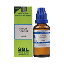Load image into Gallery viewer, SBL Ferrum Picricum Dilution 30 CH - Bottle of 30 ml Dilution
