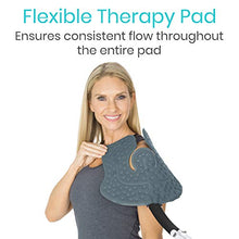 Load image into Gallery viewer, Vive Cold Therapy Machine - Large Ice Cryo Cuff - Flexible Cryotherapy Freeze Kit System Fits Knee, Shoulder, Ankle, Cervical, Back, Leg, Hip and ACL - Wearable Adjustable Wrap Pad - Cooler Pump

