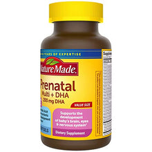 Load image into Gallery viewer, Nature Made Prenatal Multivitamin with 200 mg DHA, Multivitamin to Support Baby Development and Mom, 90 Softgels, 90 Day Supply
