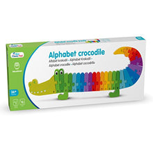 Load image into Gallery viewer, New Classic Toys Alphabet Puzzle Crocodile Educational Wooden Toys for 3 Year Old Boy and Girl Toddlers Learn The Alphabet
