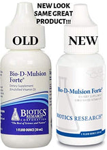 Load image into Gallery viewer, Biotics Research Bio-D-Mulsion Forte Vitamin D - 2000 Iu - 50mcg 1 Fl Oz

