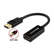 Load image into Gallery viewer, Cable Matters DisplayPort to HDMI Adapter (DP to HDMI Adapter is NOT Compatible with USB Ports, Do NOT Order for USB Ports on Computers)
