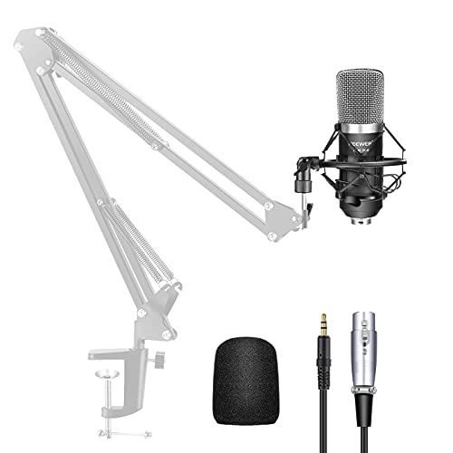 Neewer NW-700 Professional Studio Broadcasting & Recording Condenser Microphone (1)NW-700 Condenser Microphone (1)Metal Microphone Shock Mount (1)Ball-type Anti-wind Foam Cap (1)Microphone Audio Cable