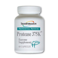 Transformation Enzymes Protease 375K, 60 Capsules - #1 Practitioner Recommended - 375,000 Units of Protease Activity - Supports Circulation of Oxygen and Nutrients to The Cell for Health and Vitality