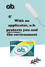 Load image into Gallery viewer, o.b. Applicator Free Digital Tampons, Ultra - 40 Count

