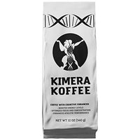 Kimera Koffee Original Blend - Organic Ground Coffee Infused with Essential Brain Vitamins (12oz), Rich, Organic Coffee Beans with Cognitive Enhancers to Boost Energy Levels, Brain Function, Memory, F