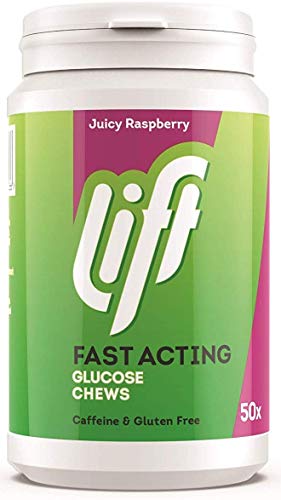 Glucotabs - 50 Glucose Tablets (raspberry) 200g by GlucoTabsTM