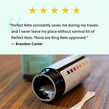 Load image into Gallery viewer, Perfect Keto Test Strips - Best for Testing Ketones in Urine on Low Carb Ketogenic Diet, Ketosis Home Urinalysis Tester Kit, 100 CT
