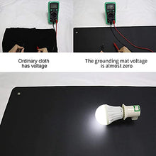 Load image into Gallery viewer, Grounding Mat,Universal Grounding Mat with Grounding Cord,Grounded Therapy,Conductive Leather Mat. (23.6x35.4 inch)

