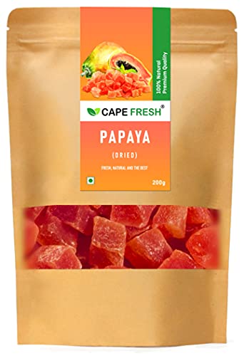 Cape Fresh Papaya Dried 200g | Raw Papaya Dried