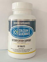 Load image into Gallery viewer, Calcium D Glucarate 500mg- CDG for Estrogen Management, Cleanse, Menopause, Liver Detox, Prostate, Breast Health | 60 Tablets Cal D Glucarate Supplements
