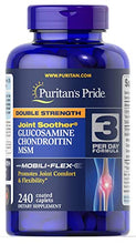 Load image into Gallery viewer, Puritans Pride Double Strength Glucosamine, Chondroitin and Msm Joint Soother, 240 Count
