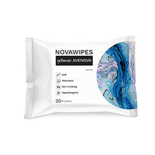Load image into Gallery viewer, NovaWipes By Avenova  Soft, Strong, Hypoallergenic, Non-Irritating, Durable, Absorbent, Multi-Layer Dry Wipes for use when Applying Avenova Spray (30 count)
