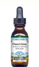 Load image into Gallery viewer, Dandelion Leaf Glycerite Liquid Extract (1:5) - Vanilla Flavored (1 oz, ZIN: 513185)
