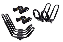 Load image into Gallery viewer, Lifetime Warranty TMS 2 Pairs J-Bar Rack HD Kayak Carrier Canoe Boat Surf Ski Roof Top Mount Car

