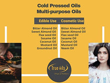 Load image into Gallery viewer, True Oils Natural and Pure Cold Pressed Edible Mustard Oil for Hair, Body, Skin Care, Massage, Cooking Oil (Pack of 2 x 1 ltr each)
