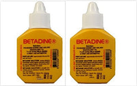 Betadine Povidone Iodine First Aid Solution Antiseptic Size 15 cc (Pack of 2)