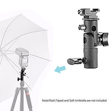 Load image into Gallery viewer, Neewer Professional Universal E Type Camera Flash Speedlite Mount Swivel Light Stand Bracket with Umbrella Holder for Canon Nikon Pentax Olympus and Other Flashes, Studio Light, LED Light(3 Pack)
