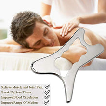 Load image into Gallery viewer, Stainless Gua Sha Tools Steel Scraping Massage Tool IASTM Massage Tools for Relaxing Soft Tissue, Reduce Head, Neck, Back Pain
