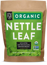 Load image into Gallery viewer, Organic Nettle Leaf | Herbal Tea (200+ Cups) | Cut &amp; Sifted | 16oz Resealable Kraft Bag | 100% Raw From Bulgaria | by FGO
