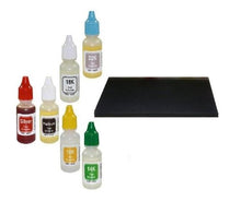 Load image into Gallery viewer, Home Scrap Jewelry Testing Kit-Silver Gold Platinum-With Pro Deluxe Test Stone Surface
